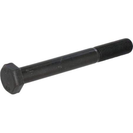 Śruba M12x100x1,25 drobnozwojna kl.8.8, pół gwint czarna, 