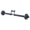 ADR 1253A60LA6DA1500 Oś 160/205, 6xM18X1,5 , L-1500 z bębnem ham. 250