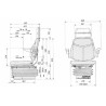 Fotel mechaniczny SC 74311 PCV