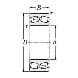 Łożysko 55x120x29, 21311EC3 SKF