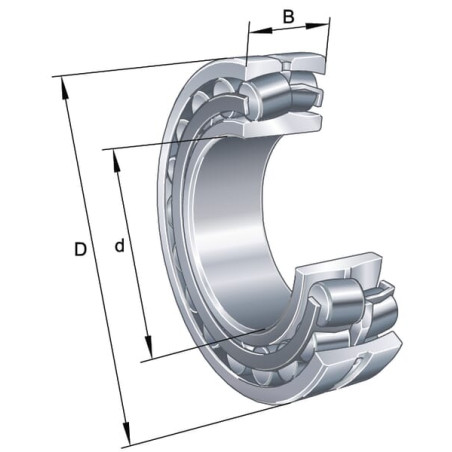 Łożysko 40x90x33, 22308E1C3 FAG INA/FAG 4026677806635