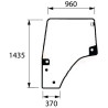 001687430 Szyba Deutz Fahr drzwi Kramp 8719774669284