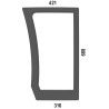00205769010 Szyba Deutz Fahr przednia dolna Kramp 8719493167887