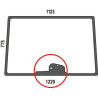 002060250 Szyba Deutz Fahr przednia górna Kramp 8719493167832