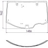 0022379340 Szyba Deutz Fahr tylna Kramp 8719607117944