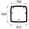 01064760 Szyba Deutz Fahr dachowa Kramp 3660980060943