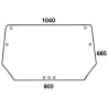 04340310 Szyba Deutz Fahr kabiny Kramp 8719493015584