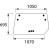 04352384 Szyba Deutz Fahr tylna Kramp 8719774669345