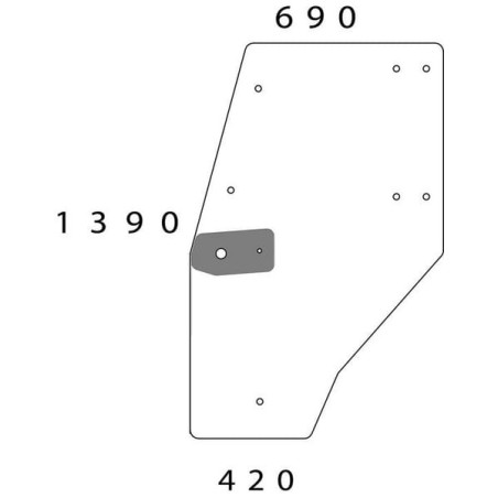 04352848 Szyba Deutz Fahr drzwi Kramp 8719607177429