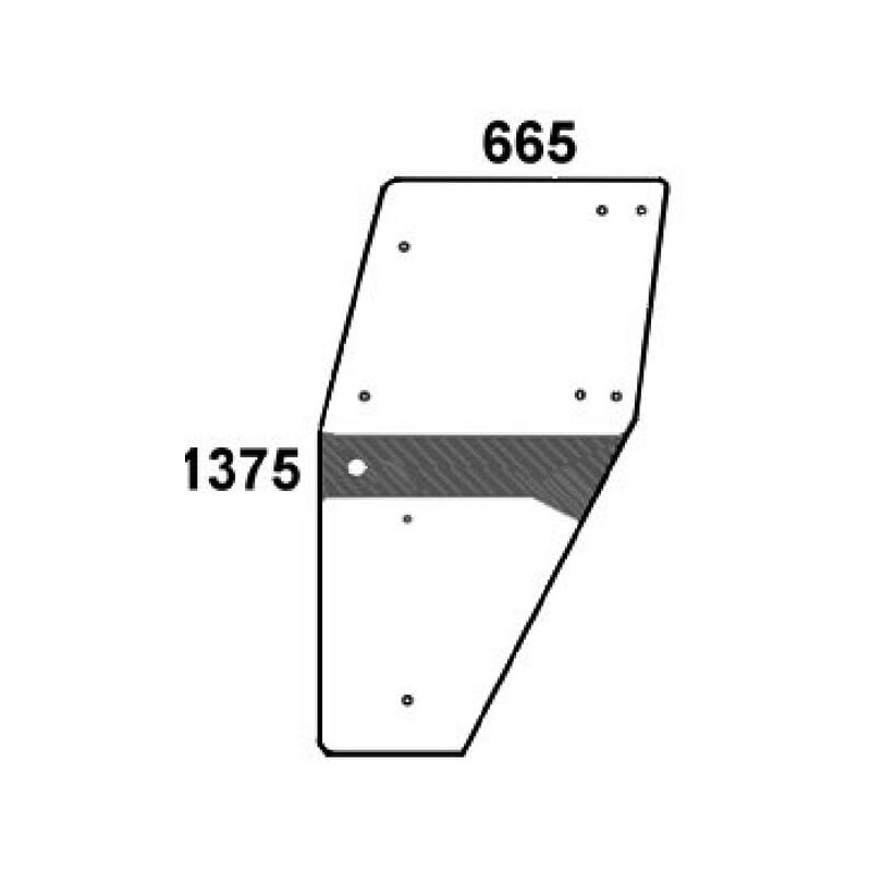 04358527 Szyba Deutz Fahr drzwi lewa Kramp 8719774669390