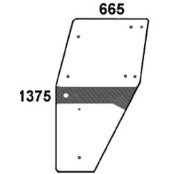 04358529 Szyba Deutz Fahr drzwi lewa Kramp 8719774669413