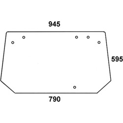 04368216 Szyba Deutz Fahr tylna Kramp 8716106723393
