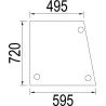 3226350R1 Szyba Case boczna Kramp 3660980016421
