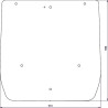 84327955 Szyba Case IH tylna Kramp 8719607324601