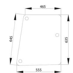 3223776R1 Szyba Case boczna Kramp 8719607183628