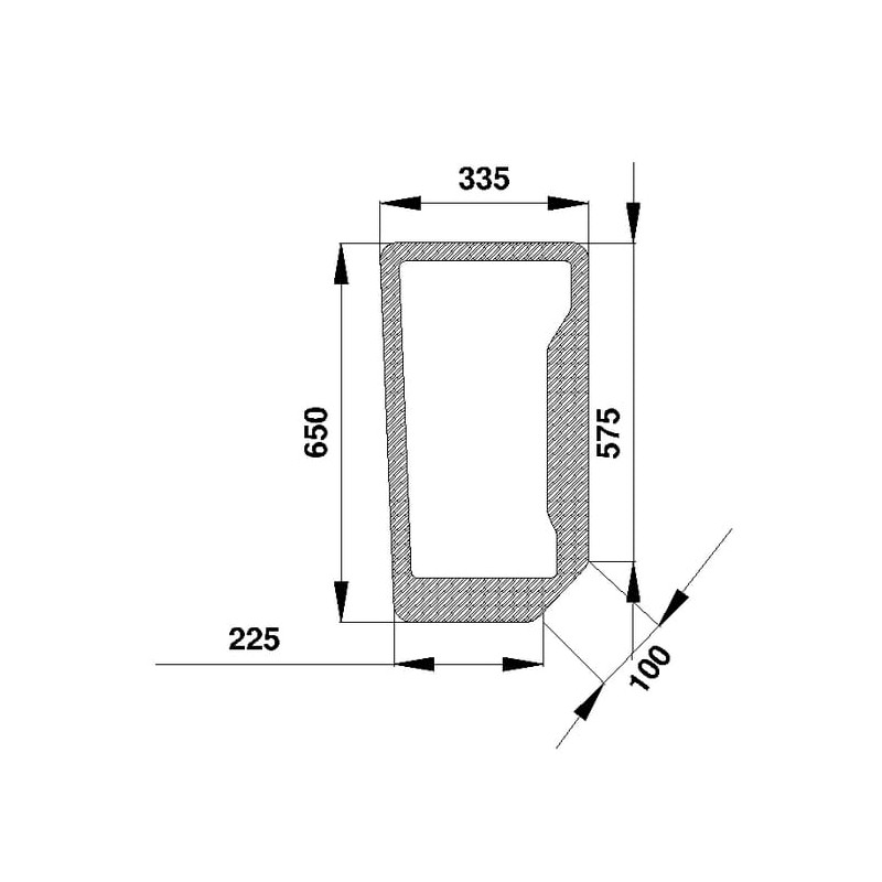 82002184 Szyba Case przednia dolna Kramp 3660980026727