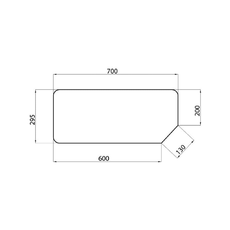 82000485 Szyba Case tylna dolna Kramp 3660980006293