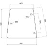 3476127M1 Szyba Massey Ferguson boczna Kramp 3660980021470