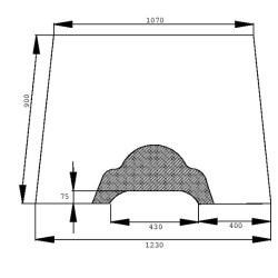 3806573M2 Szyba Massey Ferguson przednia górna Kramp 3660980027908