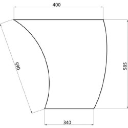 3804553M2 Szyba Massey Ferguson przednia dolna Kramp 3660980025768