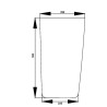 3233036R1 Szyba Case przednia dolna Kramp 3660980024792