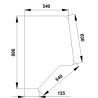 3233051R1 Szyba Case drzwi tylna Kramp 3660980016445