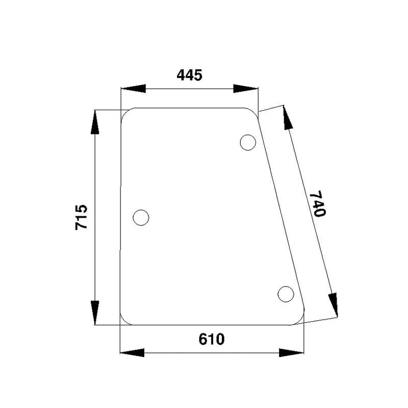 144759A1 Szyba Case boczna Kramp 3660980017251