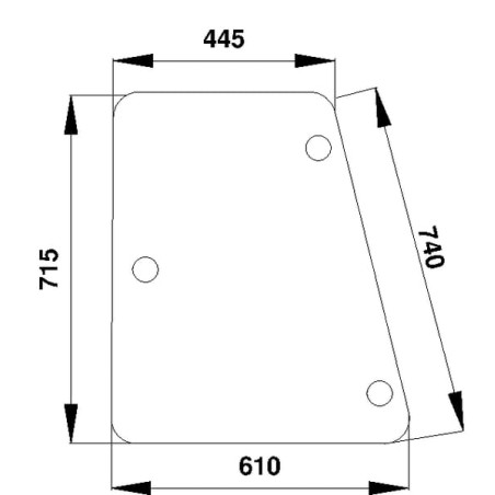 144759A1 Szyba Case boczna Kramp 3660980017251