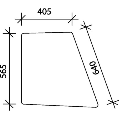 134771737 Szyba Case drzwi górna Kramp 3660980032872