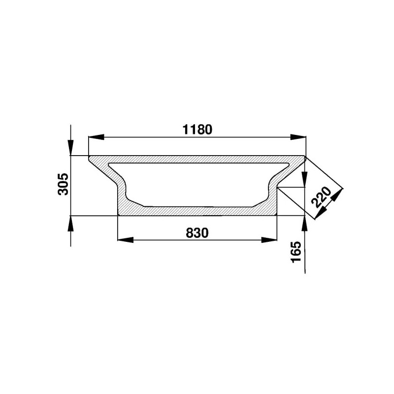 134671086 Szyba Case tylna dolna Kramp 3660980027960