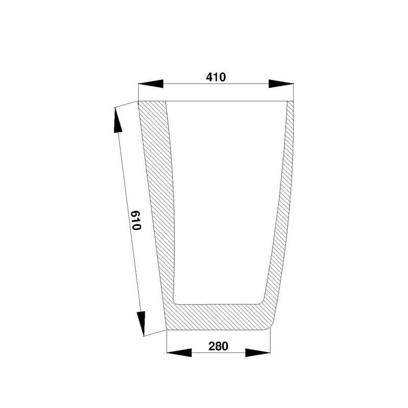 248716A1 Szyba Case przednia dolna Kramp 8719607183611