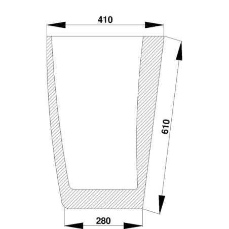248717A1 Szyba Case przednia dolna Kramp 3660980024228