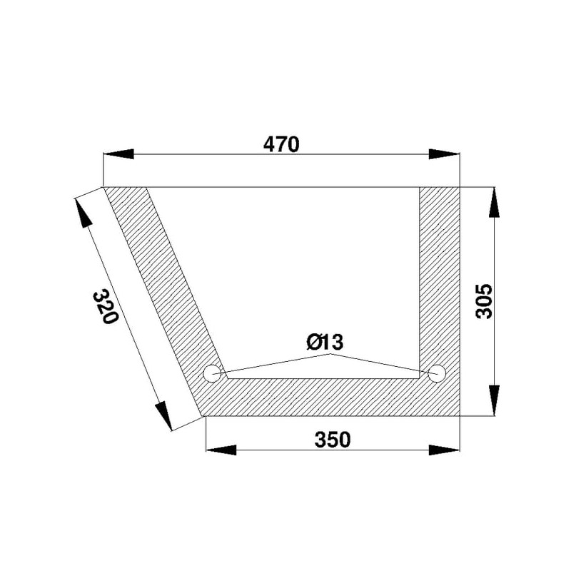 248726A1 Szyba Case drzwi dolna 248726A1, 1999626C2, Kramp 8719607183673