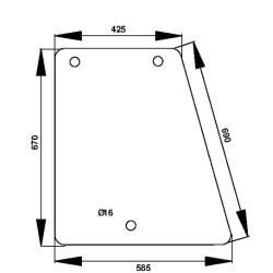 248718A1 Szyba Case boczna Kramp 8719607183604