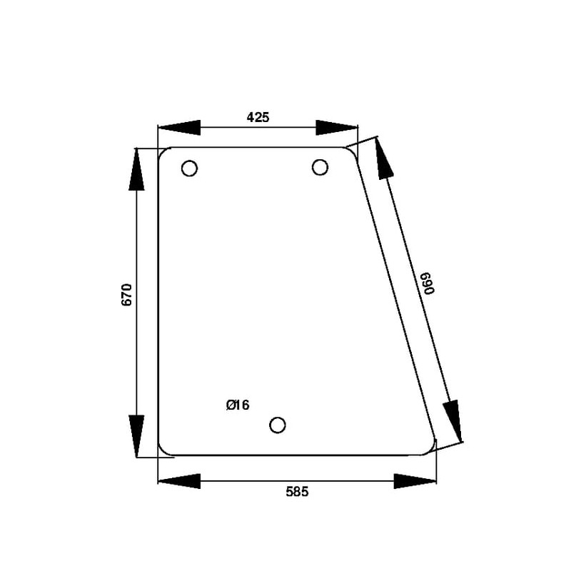 248718A1 Szyba Case boczna Kramp 8719607183604