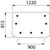 092342730 Szyba Deutz Fahr tylna górna Kramp 3660980008365