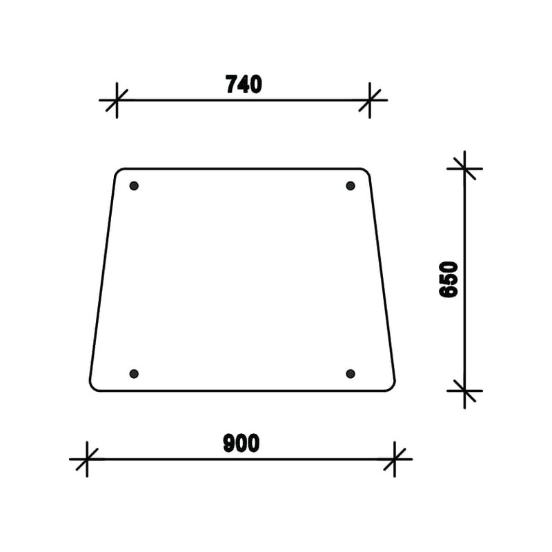 04312038 Szyba Deutz Fahr boczna Kramp 3660980005265