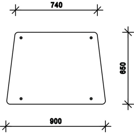 04312038 Szyba Deutz Fahr boczna Kramp 3660980005265