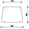 04312038 Szyba Deutz Fahr boczna Kramp 3660980005265