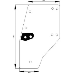 04352850 Szyba Deutz Fahr drzwi Kramp 3660980024310