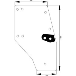 04352851 Szyba Deutz Fahr drzwi Kramp 3660980024303