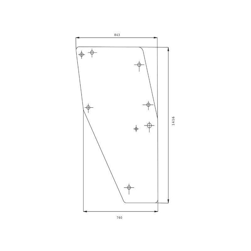 04347342 Szyba Deutz Fahr drzwi Kramp 3660980024341