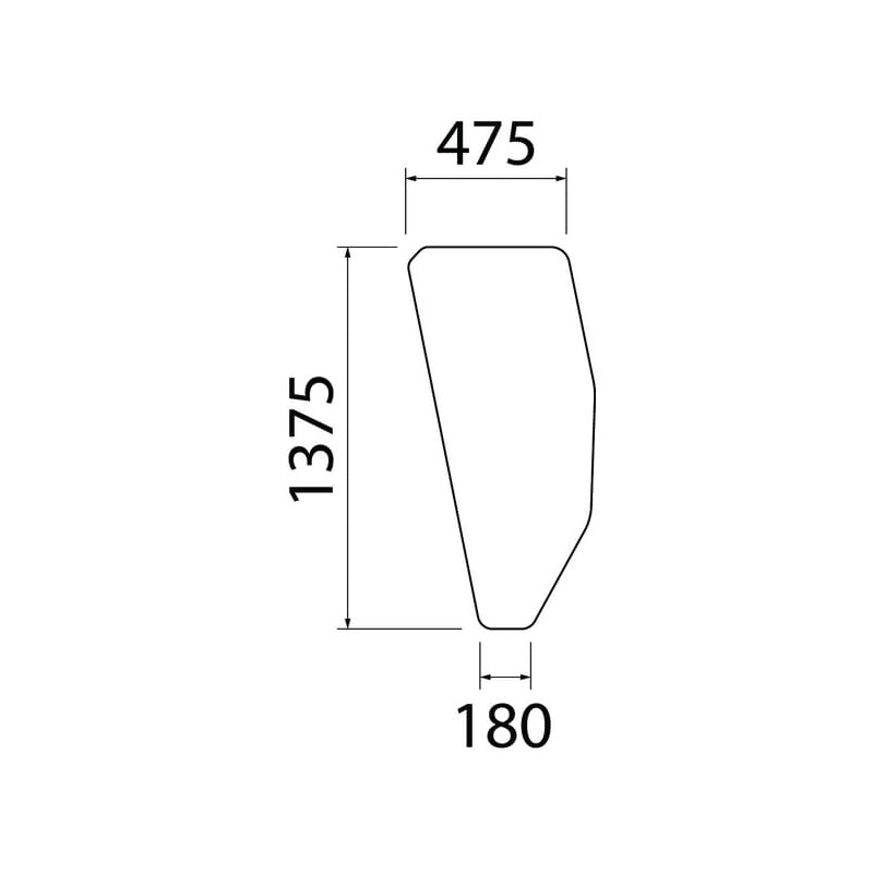 5124414 Szyba Fiat drzwi Kramp 3660980024433