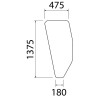 5124414 Szyba Fiat drzwi Kramp 3660980024433