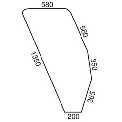 5130883 Szyba Fiat drzwi Kramp 3660980024419