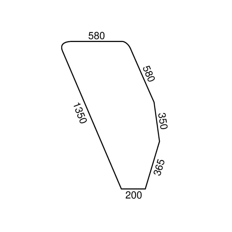 5130883 Szyba Fiat drzwi Kramp 3660980024419