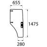 ER047313 Szyba John Deere drzwi Kramp 8719774671591