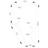 L169103KR Szyba John Deere drzwi, prawa, Kramp 8716106304196