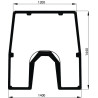 L173349 Szyba John Deere przednia Unbranded 3660980107990