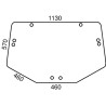 L202528KR Szyba John Deere tylna L171335 Kramp 8716106304257